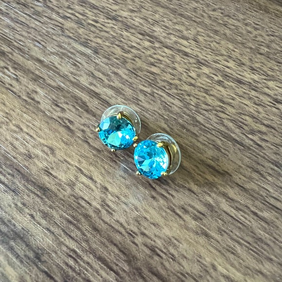 Kate Spade Blue Stud Earrings - Picture 1 of 1